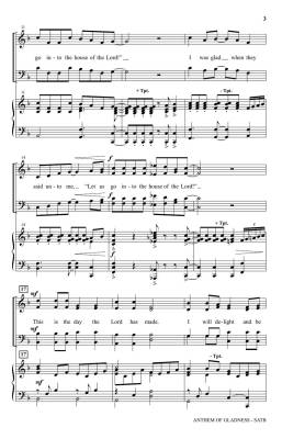 Anthem of Gladness - Martin - SATB