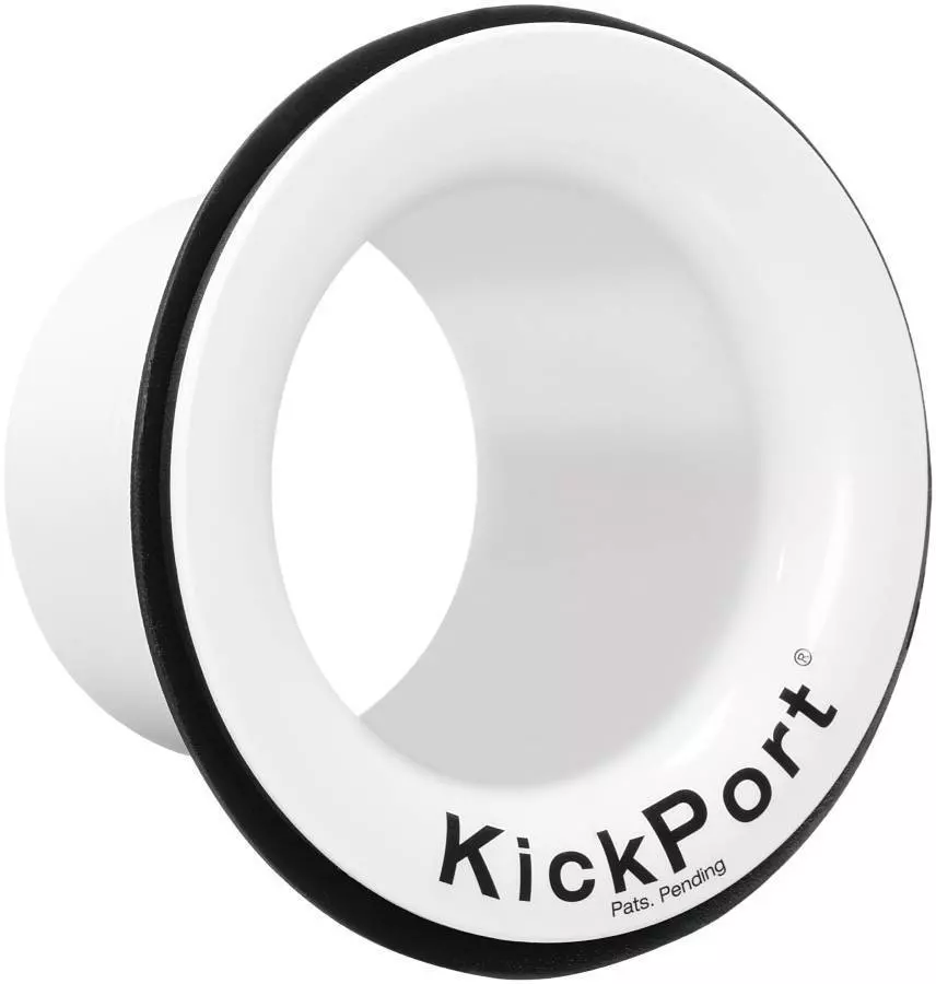 KP2 - Bass Drum Port - White