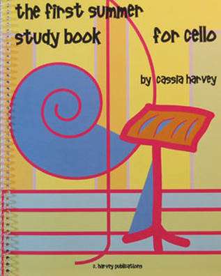 The First Summer Study Book for Cello - Harvey - Cello - Book