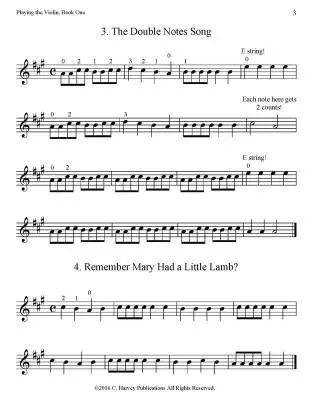 Playing the Violin, Book One - Harvey - Violin - Book