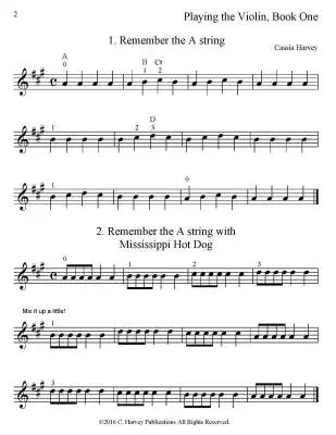 Playing the Violin, Book One - Harvey - Violin - Book