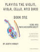 C. Harvey Publications - Playing the Violin, Viola, Cello, and Bass, Book One: Score and Piano Accompaniment - Harvey - Book