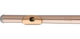 Haynes Flutes - Custom Series Fusion Outside 14K Gold\/Silver & Platinum Headjoint with 14K Lip Plate and Riser, 0.16 Wall, P Cut