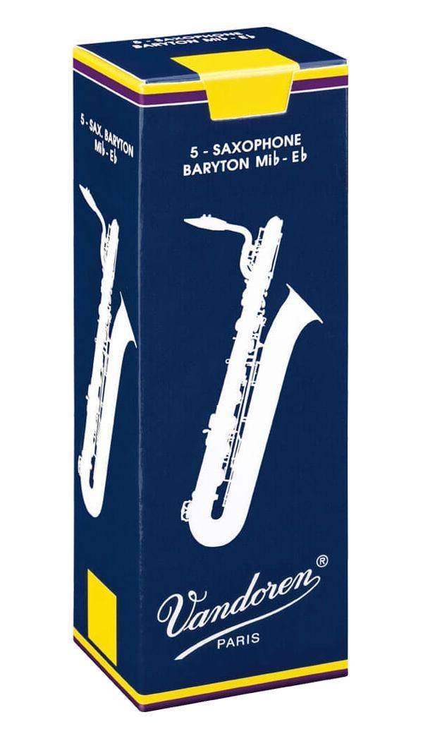 Traditional Baritone Saxophone Reeds (5/Box) - 3