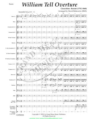 William Tell Overture - Rossini/Bobrowitz - Concert Band - Gr. 2.5
