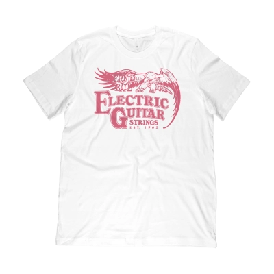 Vintage Electric Guitar Strings T-Shirts - Vintage Red - Medium