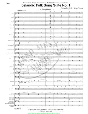 Icelandic Folk Song Suite No. 1 - Kristofferson - Concert Band - Gr. 3