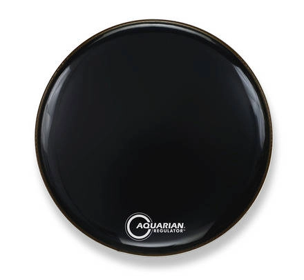 Regulator Bass Drum Head, Gloss Black - 22\'\'