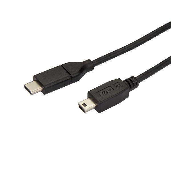 USB-C to Mini-USB Cable - M/M - 2 m (6 ft.) - USB 2.0