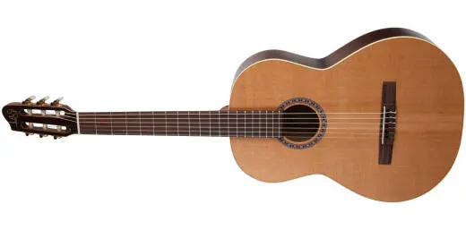 Etude Cedar/Cherry Nylon Acoustic Guitar, Left-Handed