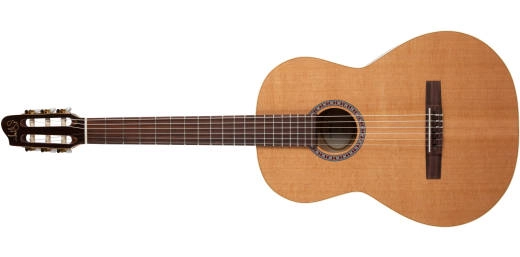 Etude EQ Cedar/Cherry Nylon Acoustic/Electric Guitar - Left Handed