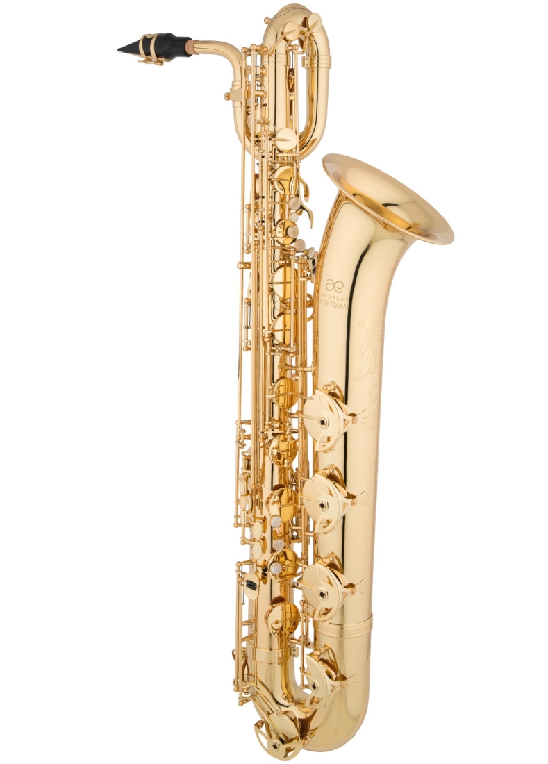 Professional Baritone Saxophone with High F#, Low A - Gold Lacquer