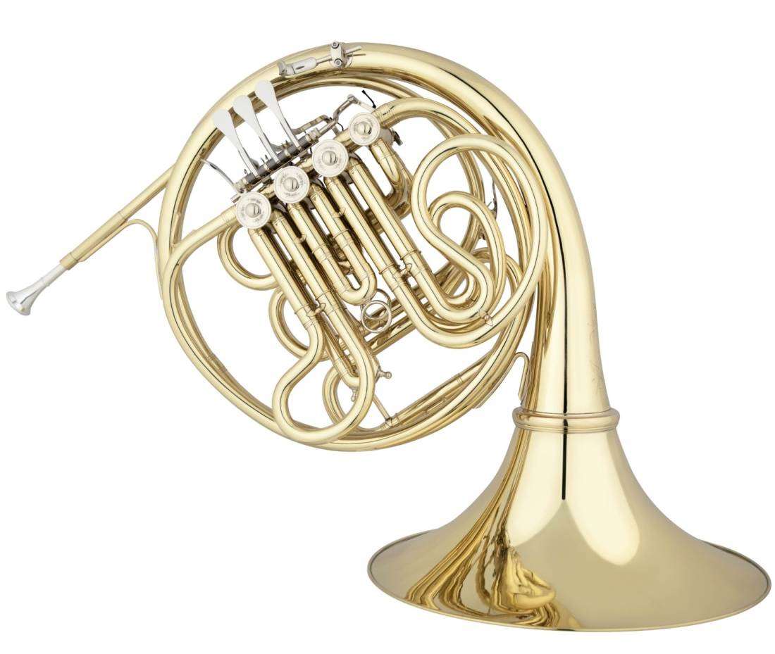 Professional Double French Horn with Geyer Wrap, Removable Bell - Lacquer