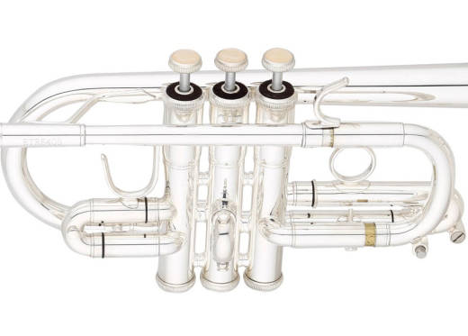D/Eb Trumpet Outfit, .468\'\' Large Bore - Silver-Plated