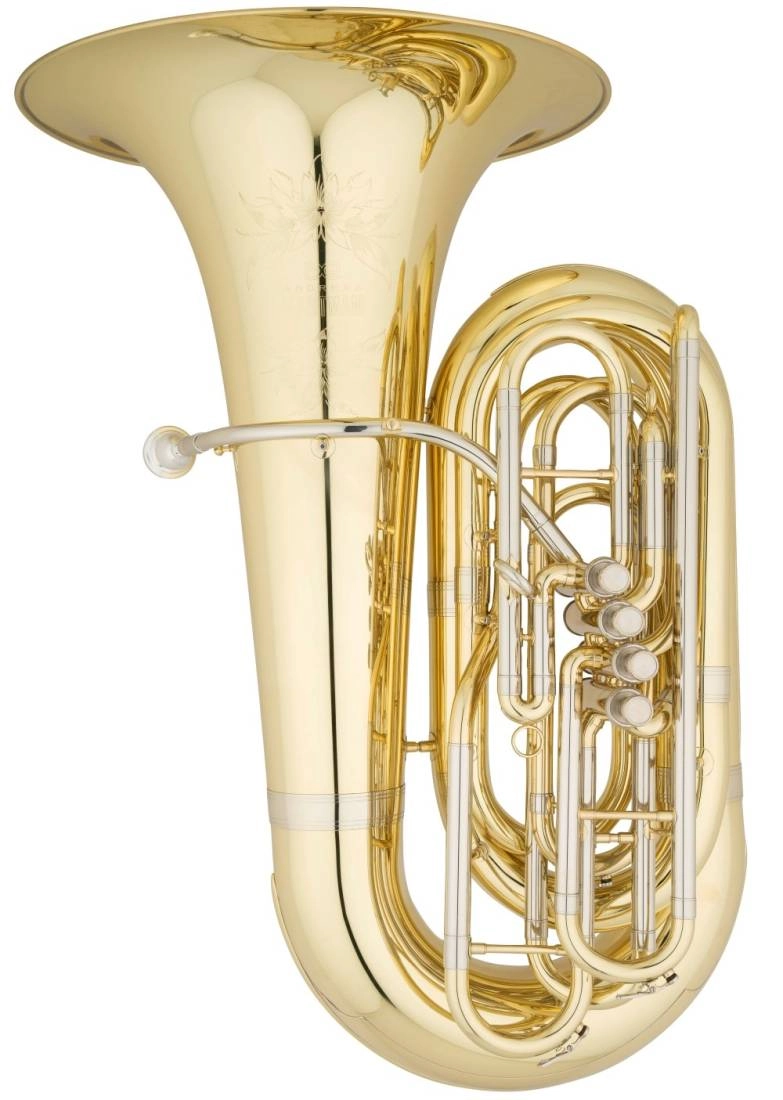 Professional 4 Valve BBb Tuba with 19 3/4\'\' Bell - Lacquer