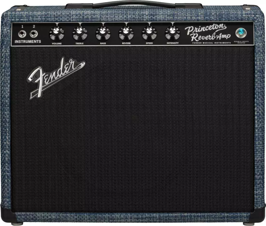 2020 Limited Edition Princeton Reverb with Celestion Alnico Blue - Chilewich Denim