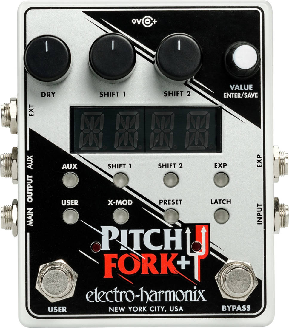 Electro-Harmonix - Pitch Fork+ Polyphonic Pitch Shifter Pedal