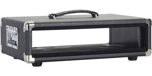 2U Vintage Amp-Style Rack Case - Black