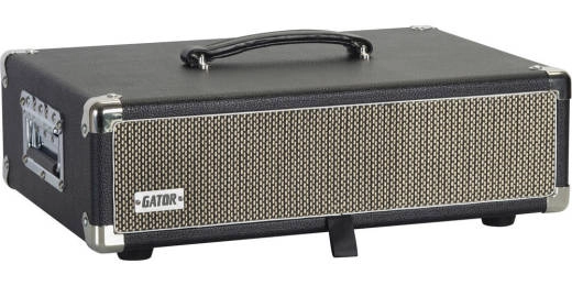 Gator - 2U Vintage Amp-Style Rack Case - Black