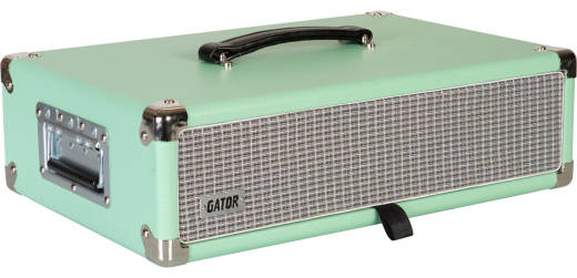 2U Vintage Amp-Style Rack Case - Seafoam Green
