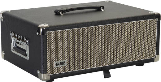 Gator - 3U Vintage Amp-Style Rack Case - Black
