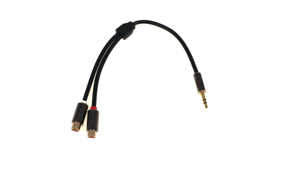 Apex Link Premium 1/8 TRS To 2 RCA Female