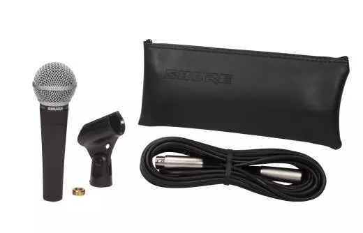 SM58 Unidirectional/Cardioid Dynamic Vocal Microphone with 25ft XLR Cable