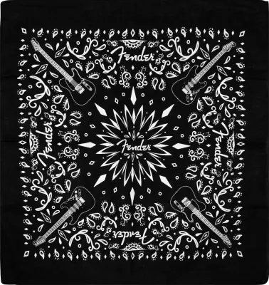 Black Fender Bandanna