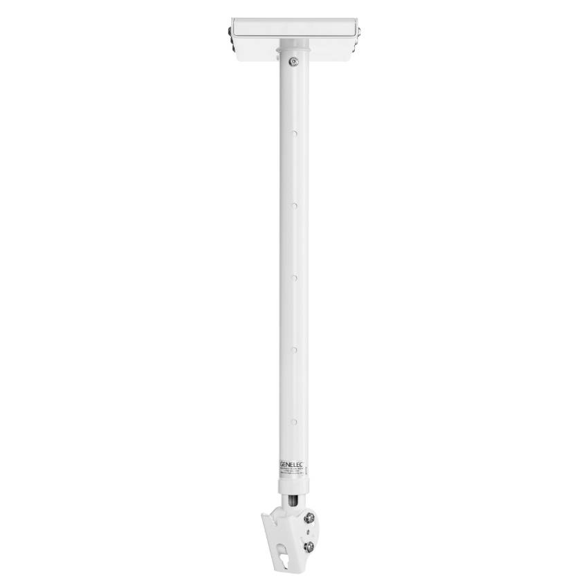 Long Adjustable Ceiling Mount for 8000 Series Monitors - White