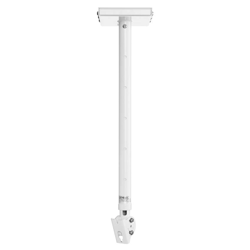 Long Adjustable Ceiling Mount for 8000 Series Monitors - White