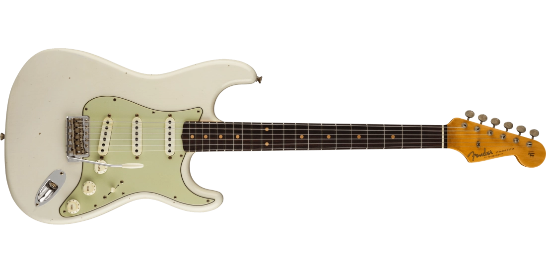 Limited Edition \'62/\'63 Stratocaster Journeyman Relic, Rosewood Fingerboard - Aged Olympic White