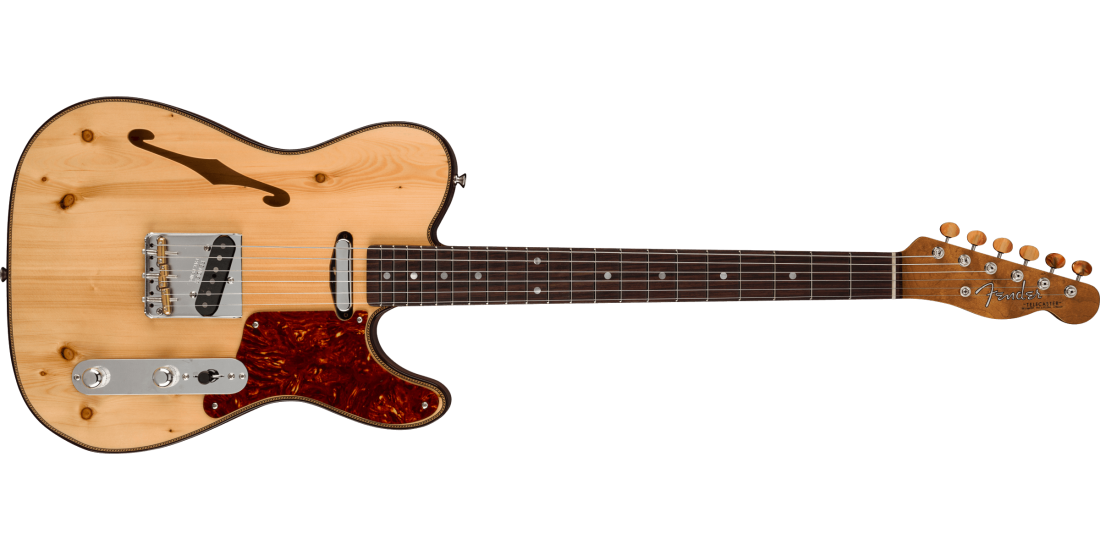 Limited Edition Knotty Pine Tele Thinline, AAA Rosewood Fingerboard - Aged Natural