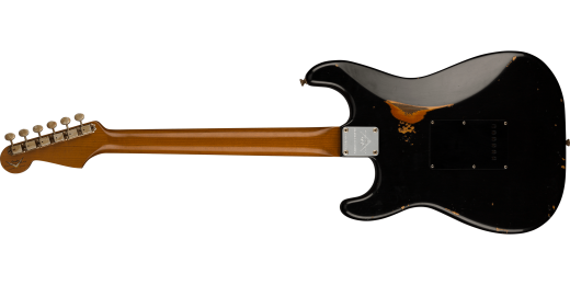 Limited Edition Dual-Mag II Strat Relic, Rosewood Fingerboard - Aged Black over 3-Colour Sunburst