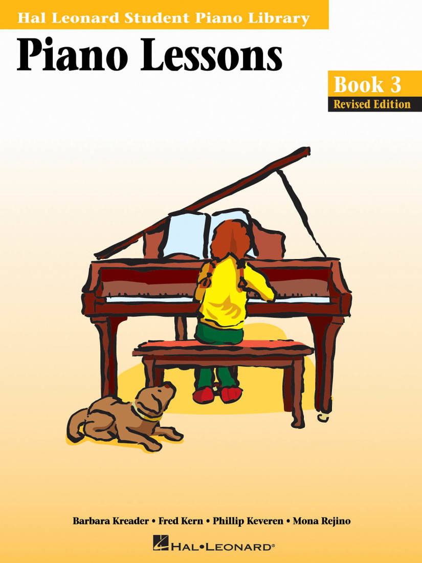 Piano Lessons, Book 3 Revised Edition (Hal Leonard Student Piano Library) - Piano - Book