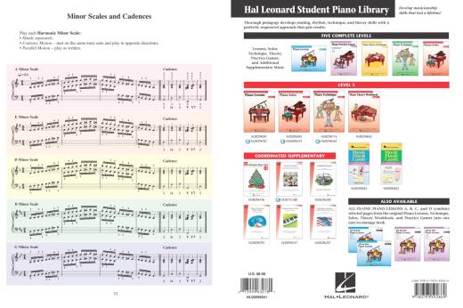 Piano Lessons, Book 5 (Hal Leonard Student Piano Library) - Piano - Book