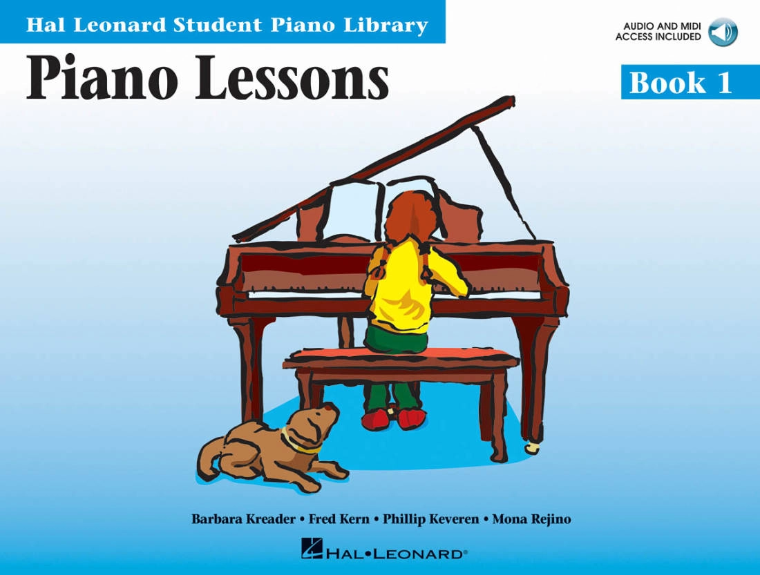 Piano Lessons, Book 1 (Hal Leonard Student Piano Library) - Piano - Book/Audio Online