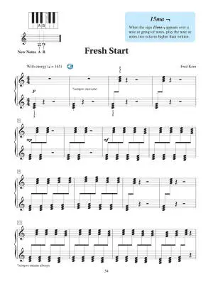Piano Lessons, Book 3 Revised Edition (Hal Leonard Student Piano Library) - Piano - Book/Audio Online