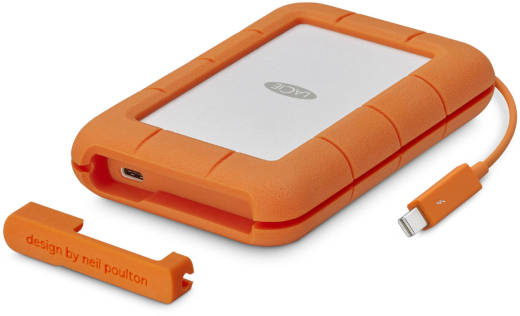 Rugged Thunderbolt/USB-C Portable Hard Drive - 2TB