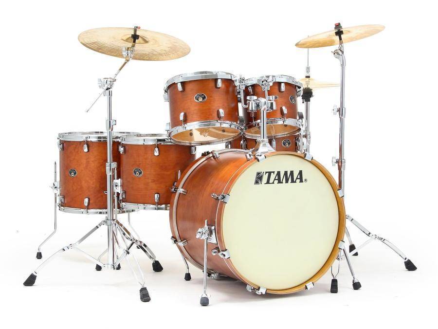 Silverstar Custom (Lacquer Finish) 6-Piece Drum Kit with Hardware - Antique Brown Birch