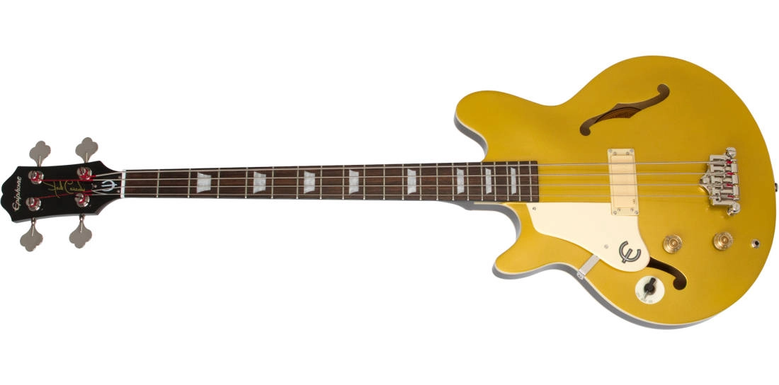 Jack Casady Bass, Left-Handed - Metallic Gold