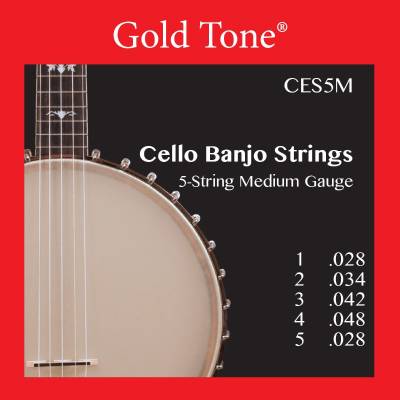Banjo Cello 5-String Medium Strings
