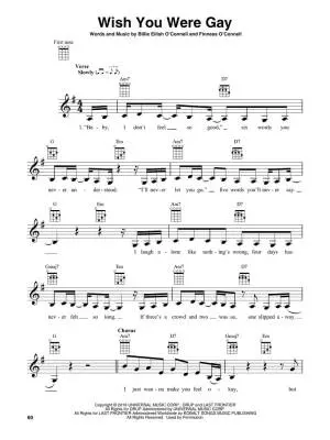 Billie Eilish for Ukulele - Book