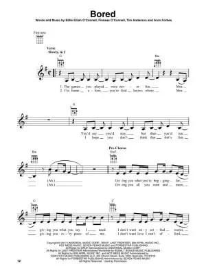 Billie Eilish for Ukulele - Book