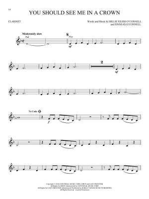 Billie Eilish: Instrumental Play-Along Pack - Clarinet - Book/Audio Online