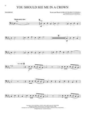 Billie Eilish: Instrumental Play-Along Pack - Trombone - Book/Audio Online