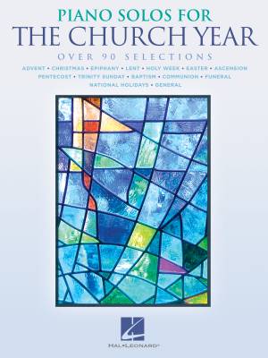 Hal Leonard - Piano Solos for the Church Year - Piano - Book