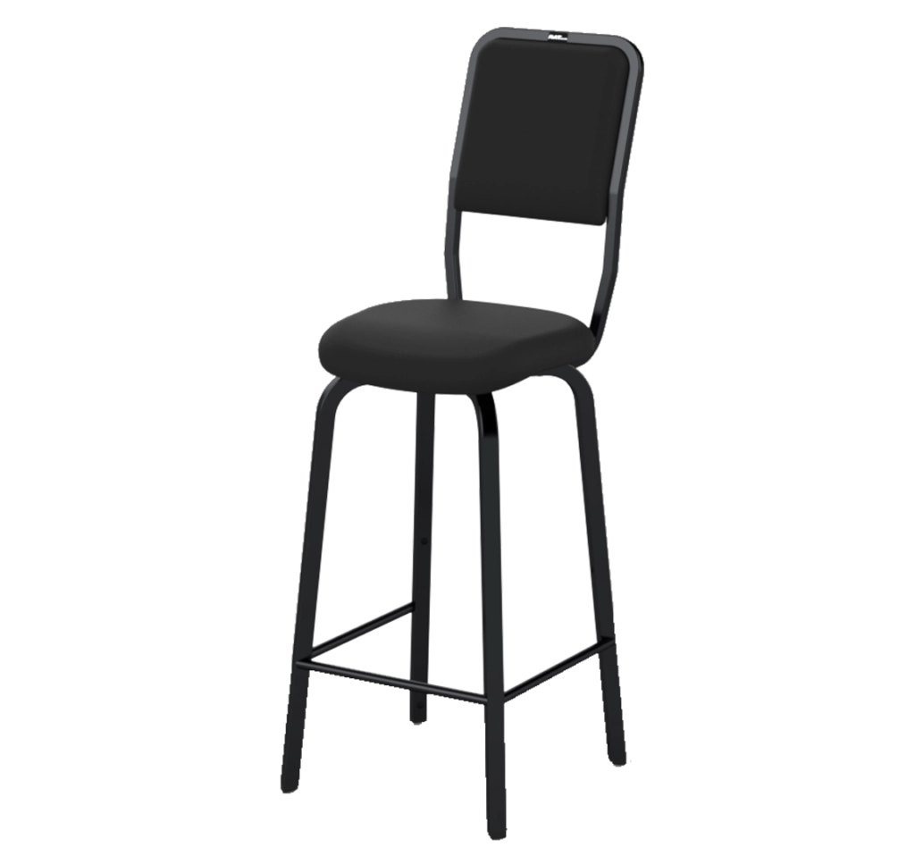 Bass Stool with Backrest