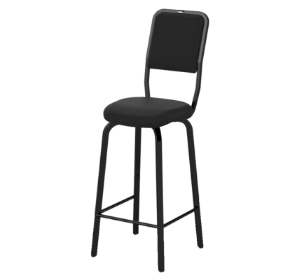 Bass Stool with Backrest