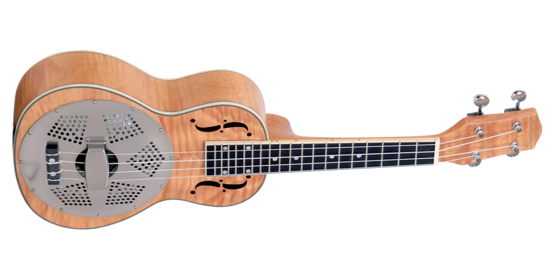 ResoMaple Tenor-Scale Curly Maple Resonator Ukulele with Gig Bag