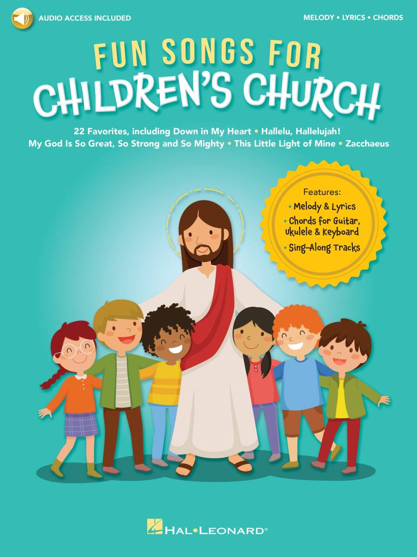 Fun Songs for Children\'s Church - Lyrics/Melody - Book/Audio Online